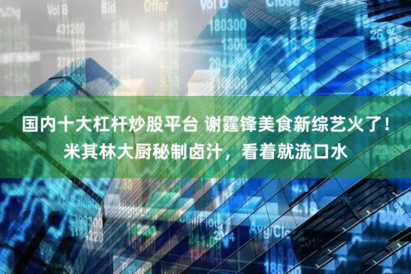 国内十大杠杆炒股平台 谢霆锋美食新综艺火了！米其林大厨秘制卤汁，看着就流口水